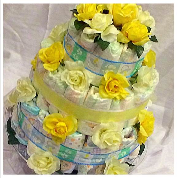 Other - (3) Tier Baby Shower Diaper Cake